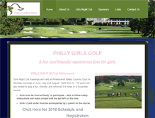 Tablet Screenshot of phillygirlsgolf.com